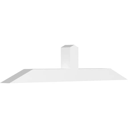 Ekena Millwork Portland Architectural Grade PVC Gable Bracket, 84"W x 17 1/2"H x 6"D x 6"F, 5/12 Pitch GBP084X18X0606POR00